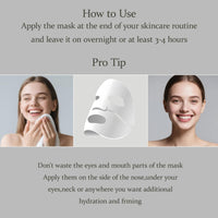SHENYI 1Pcs Nifora Bio Collagen Mask Korean Hydrating Sheet for Pore Refining, Firming, And Sensitive Skin Relief, Overnight Moisturizing Mask for Smooth, Radiant Glow