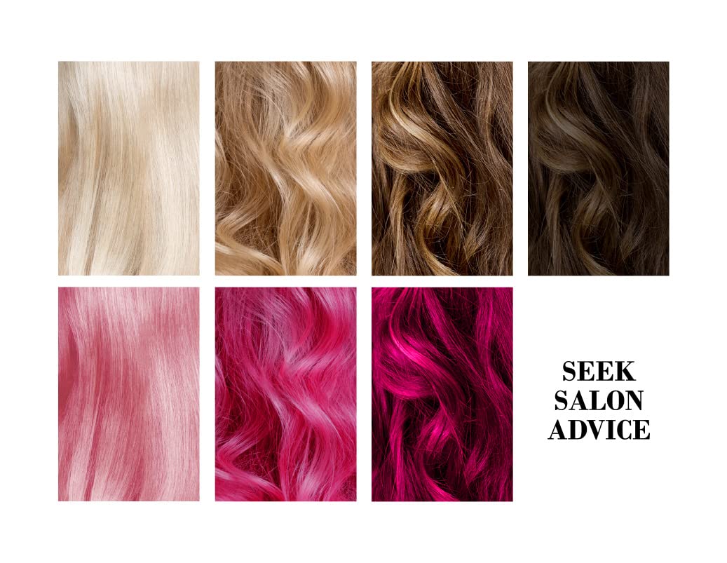 FYNE Crystal Colour - Semi Permanent Hair Colour (Pink - Pezzotaite) | Semi Permanent hair dye | Nice and Easy hair dye for Women | Built-in conditioner formula, healthier shiny hair