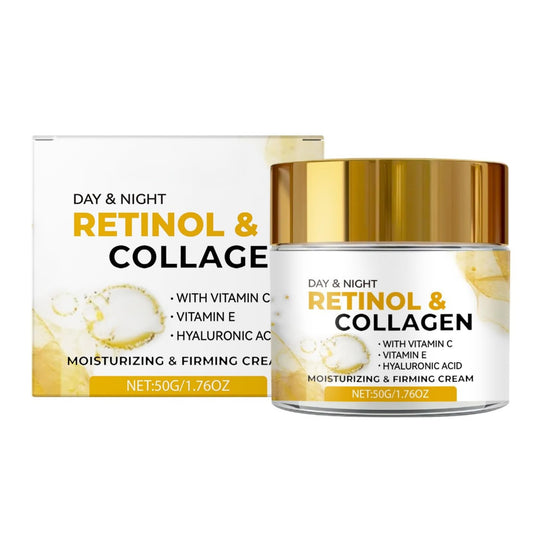 ISBEAUSOLS Retinol & Collagen Face Cream, Moisturize & Fire Skin