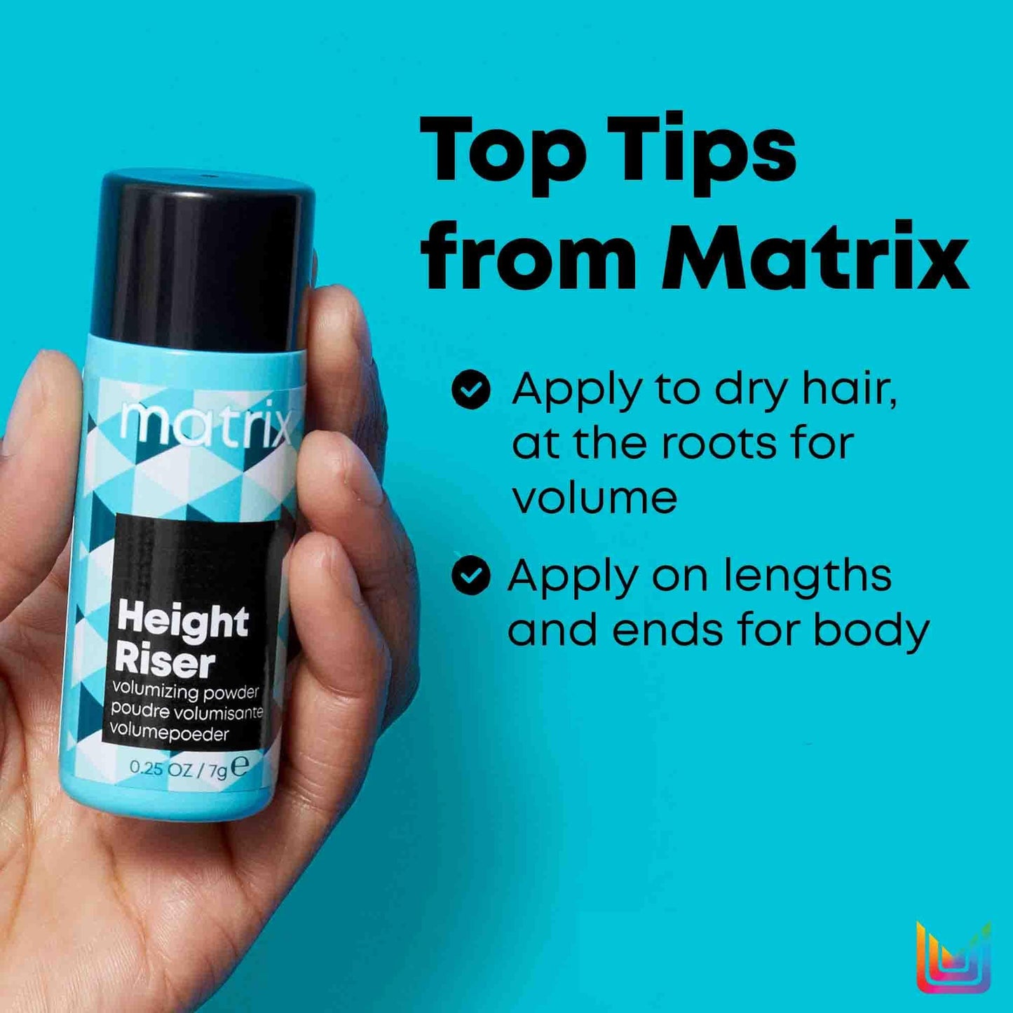Matrix Height Riser Volumising Styling Powder, Gives Instant Volume and Shine, 7g