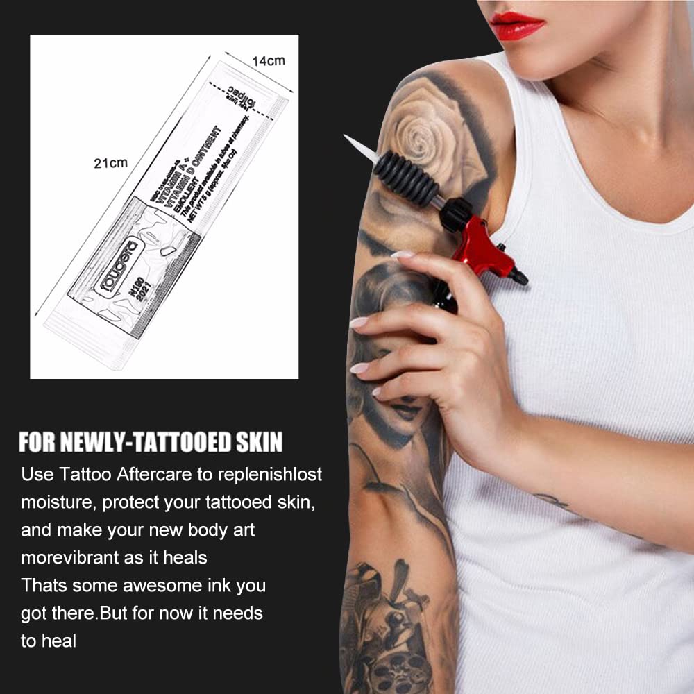 Eyeluvlashes PROFESSIONAL EYELASH EXTENSIONS 10pcs Vitamin A D Tattoo Aftercare Cream Gel Healing Skin Anti-Scar Preserve Color PMU Care Tattoo Accessories (5 SACHETS)