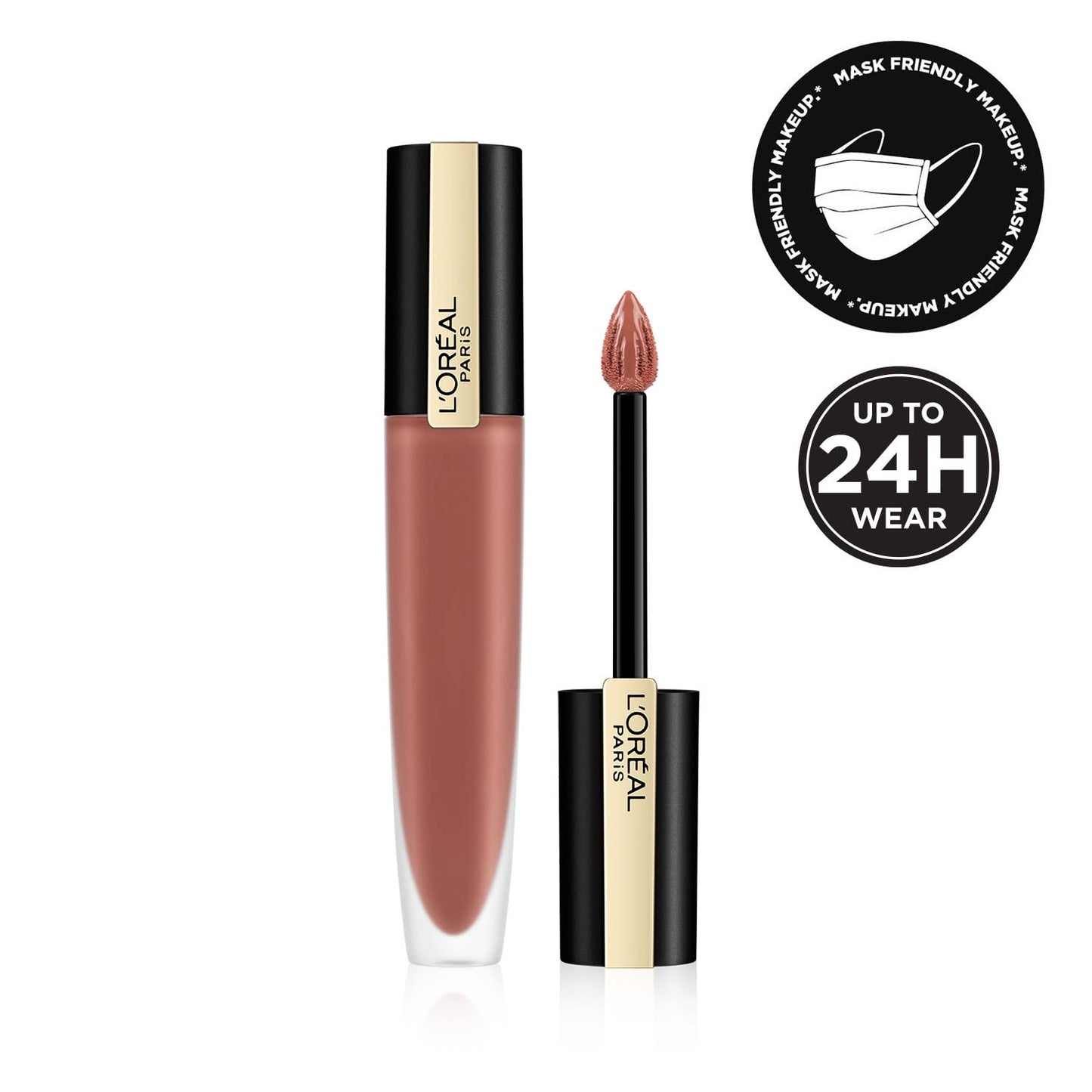 L'Oreal L'Oréal Paris Rouge Signature Matte Liquid Lipstick, Ultra-Matte Lip Stain, Up To 24 Hours of Colour, 41 ml, Shade: 116, I Explore