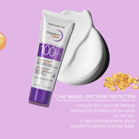 MEITREND Spf 100 Sunscreen, Broad Spectrum UV Protection for Face & Body, Long-Lasting Hydration, Lightweight and Non-Greasy Formula, Sweat & Water Resistant Sun Cream