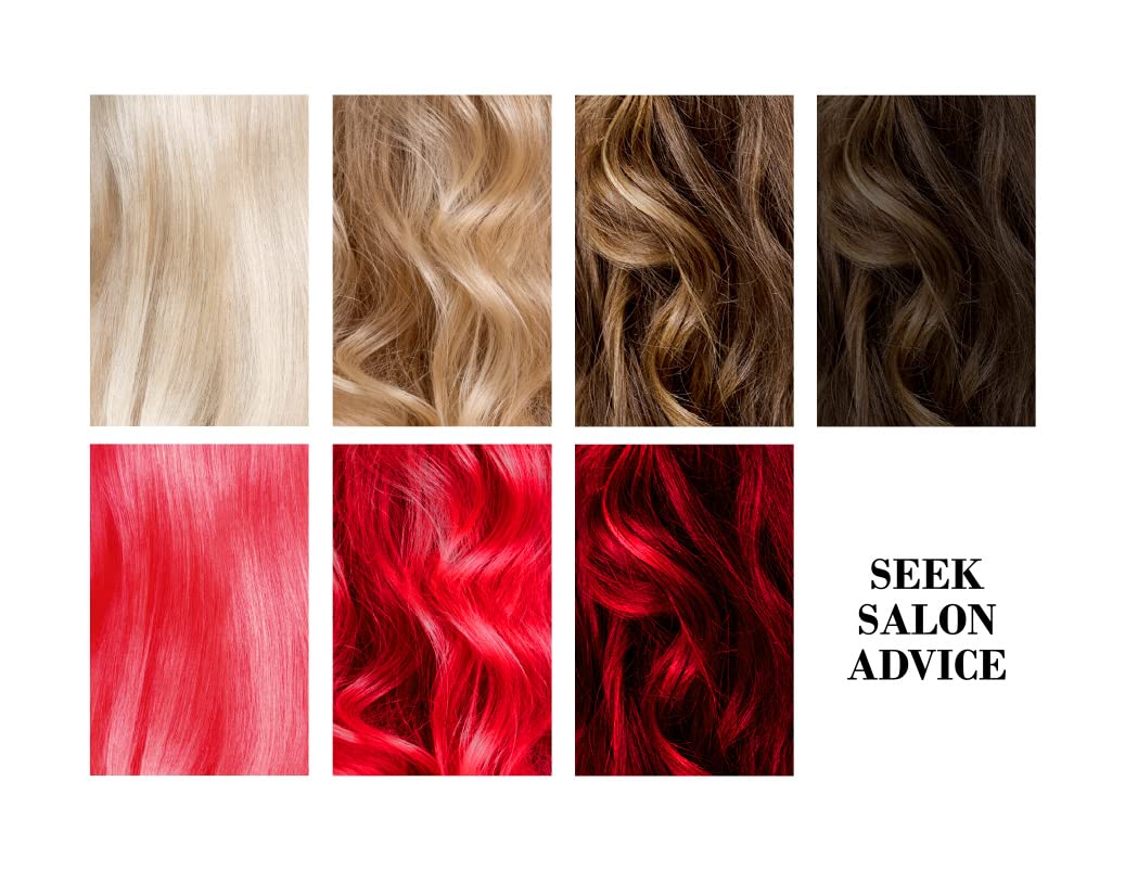 FYNE Crystal Colour - Semi Permanent Hair Colour (Red - Ruby) | Semi Permanent hair dye | Nice and Easy hair dye for Women | Built-in conditioner formula, healthier shiny hair