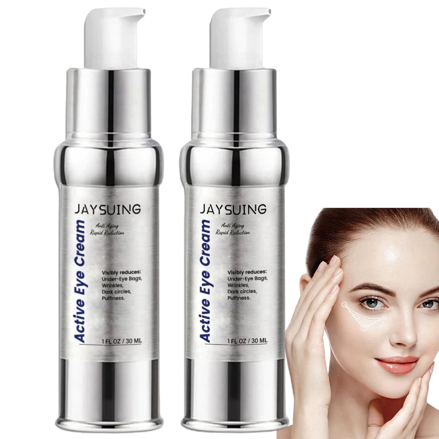AINxtolm 2PCS Seagrill Anti Wrinkle Serum,Anti-Aging Cream,Collagen Firming Serum,Eye Cream for Dark Circles and Puffy Eyes,Anti Wrinkles Essence,Dark Circles Under Eye Treatment Women,Under Eye Cream,Eye Gel
