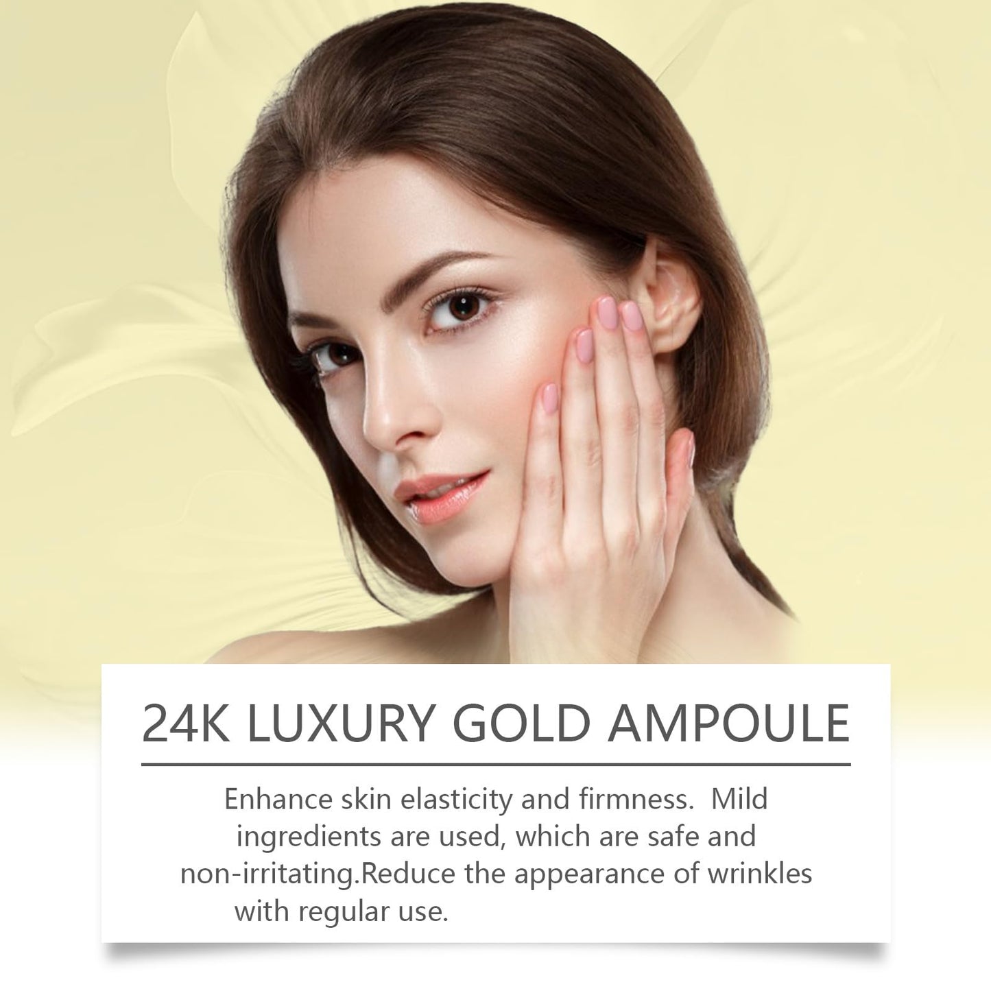 AuraBeen 24K Gold Serum for Face - Pure Gold Hydrating Serum for Glowing Complexion, Deep Hydrating, Improve Skin Texture
