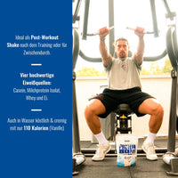 Weider - Protein 80 Plus - 4-component protein powder - high protein content with 80% protein - creamy shakes with calcium and vitamin B6 - 500 g - Apple Crumble