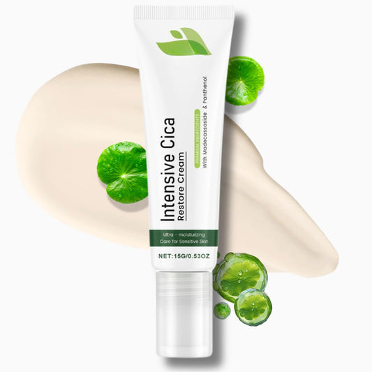IZBEAUVO Intensive Cica Repair Cream, Centella Moisturizer Phytocin Cream Soothing Centella Asiatica Moisturizer Face, Ultra-Soothing & Hydrating Korean Care Cream for Sensitive Skin(15g/0.53oz)