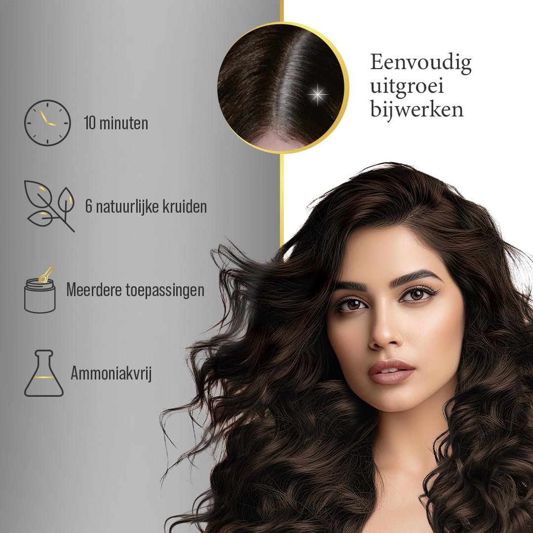 Bigen Speedy Conditioning Colour | Easy & Speedy Application | No Ammonia | with Natural Herbal Extracts - Chestnut No. 4