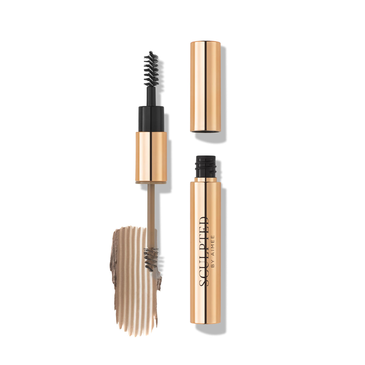 SCULPTED by Aimee EasyBrow Light Blonde from Sculpted by Aimee - Travel-Friendly, Double-Ended, Vegan 2-in-1 Tinted Fibre or Clear Eyebrow Gel with Spoolie