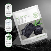 YUYUE-YY 5 Pcs Face Mask Set, Face Masks Skincare with Natural Fruit & Herbal Serum, Included Aloe Vera, Honey, Bamboo Charcoal, Avocado, and Cucumber, Hydrate, Brighten, Moisturize,Soothe for All Skin Types