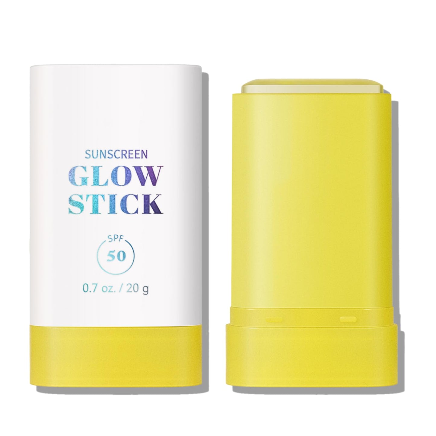 TBeautfave Sunscreen Stick, Sunscreen SPF 50+, Sun Stick for a Face Body, Face Sun Cream SPF 50, Suncream Face Stick for Dewy Glow, Water Resistant, Non-Greasy, Refreshing, Travel Size, 20g