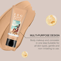 SingHao Leg Makeup Lotion,Body Full Coverage Foundation,Leg Concealer Cream,L/eg Mak/eup Waterproof No Transfer,Le/g Ve/in Cover Up Make/up,Body Scar Tat/too Cover Up Makeup,Concealer Stick,Mak/eup Conce/aler