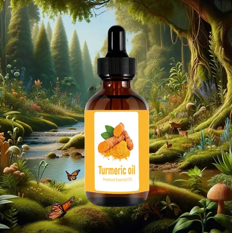 Turmeric Oil 30ml – 100% Pure and Cold-Pressed | Powerful Antioxidant & Natural Skin Rejuvenator, For All Skin Types