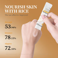 20pcs Rice Raw Pulp Sleep Mask Hydrating Moisturising Soothing Glowing Skin Portable Wash-Free Sleeping Mask Rice Mask for More Youthful and Radiant Skin