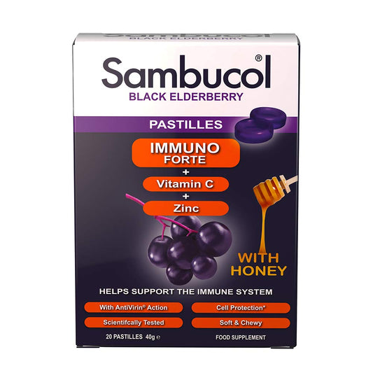 SAMBUCOL IMMUNO FORTE PASTILLES 20S