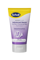 Scholl ExpertCare Advance Repair Foot Cream 150ml, Intensive Moisturiser for Cracked Heels and Dry Cracking Skin with Uvit, Urea, and Pro-Vitamin B5 Complex for Softer Smoother Feet