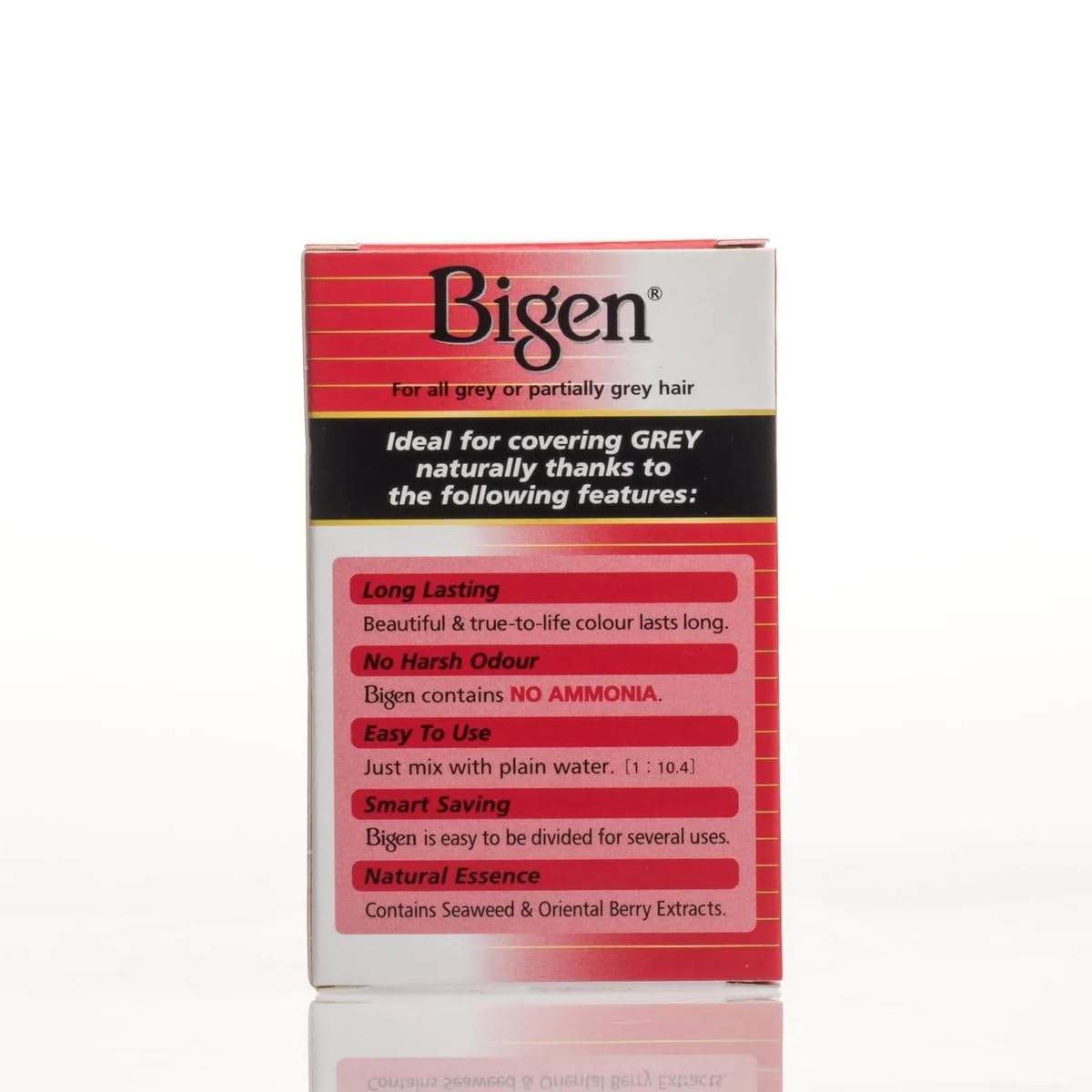 Bigen Permanent Powder Hair Color - 96 - Deep Burgundy | No Ammonia (Pack of 1)