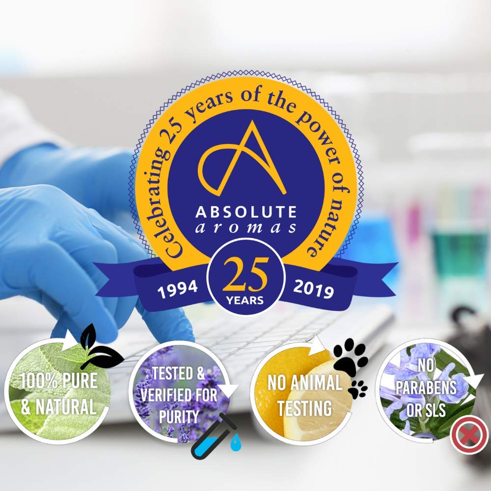 Absolute Aromas Grapeseed Oil 50ml - Pure, Natural, Vegan, GMO-Free - Massage Carrier Oil and Moisturiser for Hair, Skin, Face and Nails. (50ml)