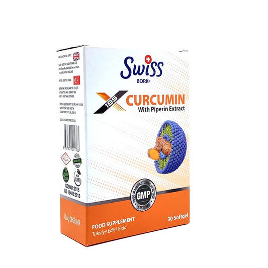 Swiss Bork SWISS BORK Turmeric Curcumin Supplement 43023mg** – The Golden Wonder Compound for Health and Wellness (30 Soft Gels) – A Comprehensive Exploration of its Versatile Therapeutic Applications (Halal)
