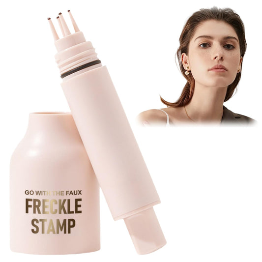 Freckle Stamp,Faux Freckles Maker,Five-Point Freckle Stamp,Faux F/reckles S/tamp,F/reckle Makeup Pen,Fr/eckle Pen,Fr/eckle S/tamp Pen,Temporary Colored St/amps P/ens,Frec/kles M/akeup Tool,2#Medium