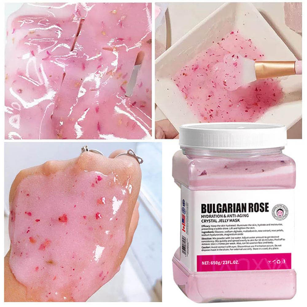 ChicNana Jelly Face Mask Peel Off Powder 650g Moisturizing and Hydrating Repair and Smooth Skin Care for Home Salon Spa (Hyaluronic Acid)