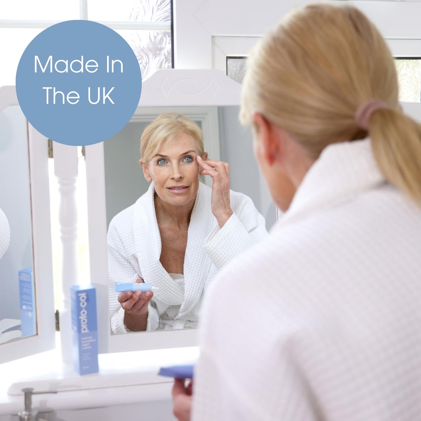 Proto-Col Proto-col - Hydrating Collagen Eye Cream, Boosts, Brightens and Moisturises Puffy Bags, Dark Circles and Crow's Feet for Younger Looking Skin, Made with Hyaluronic Acid and Vitamin C (20ml)