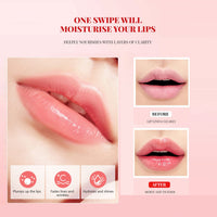 4 Pcs Hydrating Fruit Flavoured Lip Oil Set, Dulele Crystal Jelly Moisturizing No-Sticky Lightweight Lip Plumper Gloss, Transparent Lip Gloss for Dry and Chapped Lips