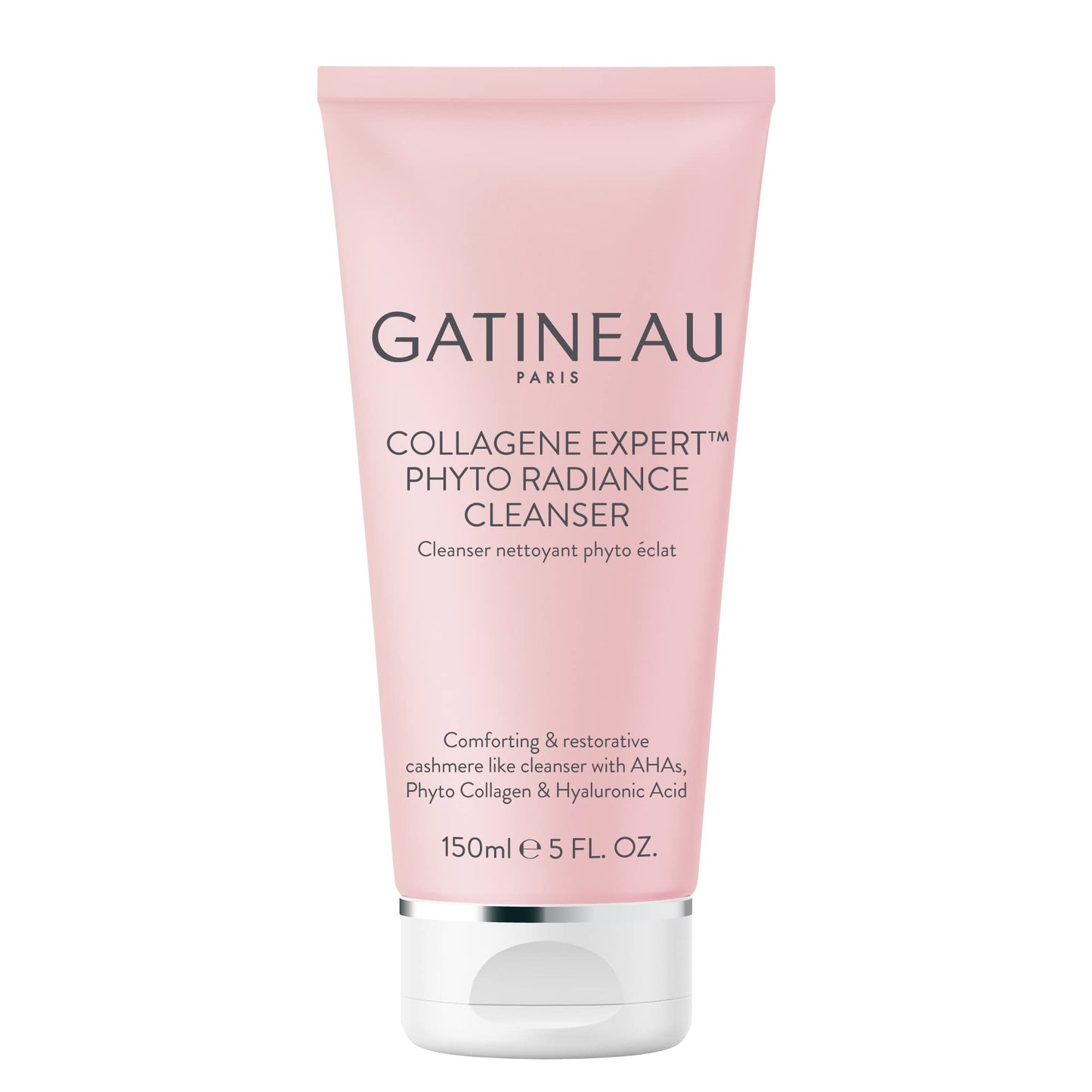 Gatineau - Collagene Expert Phyto Radiance Cleanser, Gentle Exfoliating Face Cleanser and Toner, Hydrating with Hyaluronic Acid (150ml)