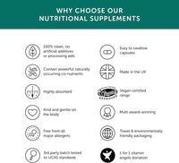 Folate from Spinach | Natural Alternative to Folic Acid | 400 mcg | Contains 5-MTHF | Vegan | Made in The UK | 30 Capsules | Together Health