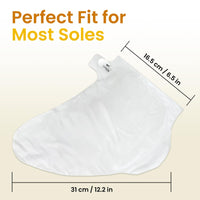 Hydrating Foot Mask Socks for Dry Cracked Feet, Feet Masks For Women & Men Foot Care & Cracked Heel Repair, Restoring & Moisturising Socks with Shea Butter, Jojoba Oil & Vitamin E (2 Pairs)
