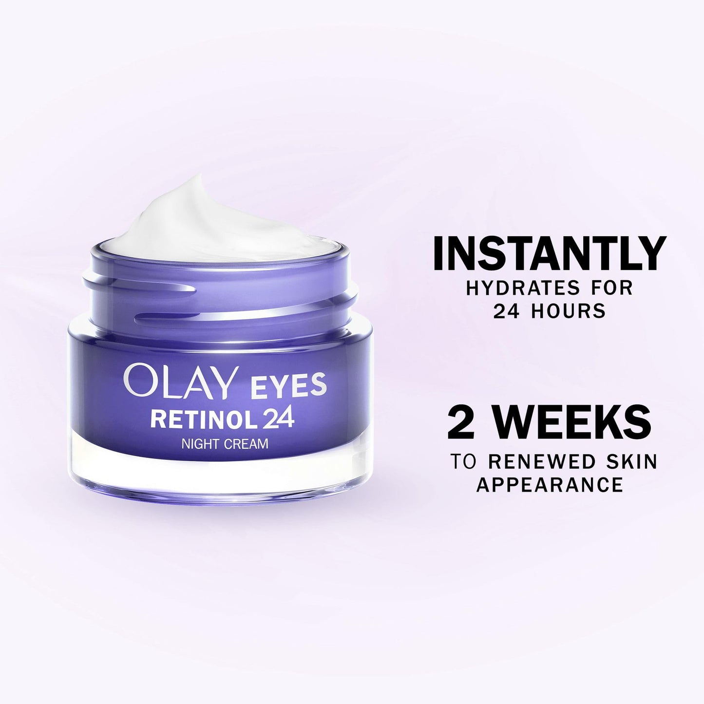 Olay Retinol 24 Night Cream Face Moisturiser 50ml + Eye Cream for Dark Circles 15ml. Skin care with Antioxidant Vitamin E Overnight Anti-Ageing Skin Care