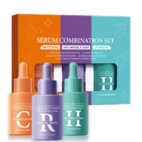 YUYUE-YY 3-PACK Face Serum for Women with Vitamin C, Retinol and Hyaluronic Acid, Age Defying skin care sets & kits, Oil Control, Blemish Reduction, Pore Convergence, Fine Lines & Wrinkle Reduction Gift Set