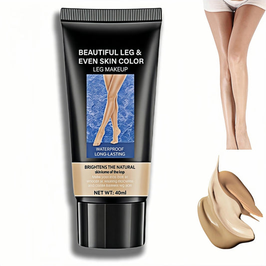 QinZiEn Leg Makeup Waterproof No Transfer,Leg Makeup to Cover Veins,Leg and Body Coverage Perfecter,Light Body Concealer,Easy to Use Foundation Full Coverage,Long Last Bo-dy Make-up,Effective Tato Coverup(02)