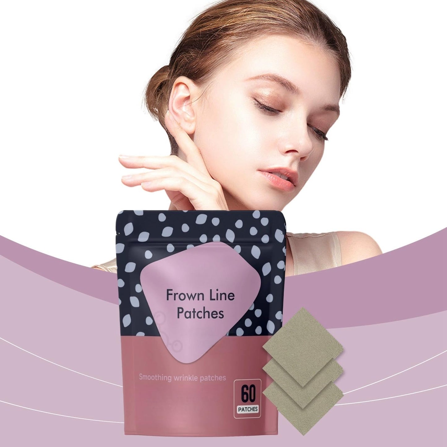 OuXing 60PCS Forehead Wrinkle Patches,Anti Wrinkles Patches,Effective Face Lift Tape for Wrinkles Facial Patches,Anti Wrinkle Patches for Firming Frownies,Face Tape for Wrinkles,Face Lifting Tape,Face Tape