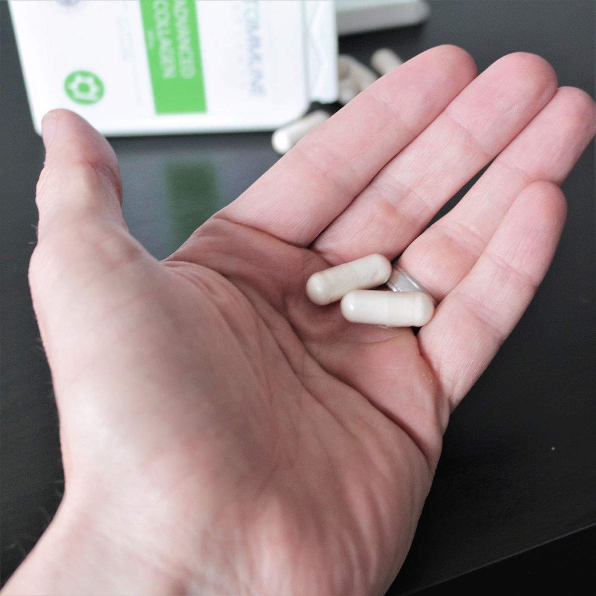 Advanced Collagen V2.Type I, II, III, V and X Hydrolysed Collagen Supplement with Vitamin C, L-glycine and Protease. 60 Easy-To-Swallow Capsules. For Healthier Skin, Joints & Gut.