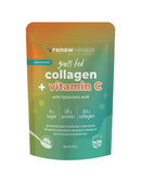 RenewVenate Grassfed Collagen with Vitamin C and Hyaluronic Acid – Premium Hydrolyzed Peptides for Radiant Skin, Hair, Nails & Joint Health – Non-GMO, Gluten-Free, Keto-Friendly 400g