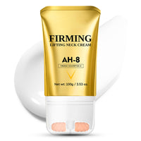 AH-8 Firming Neck Cream, Neck Firming Cream With Roller, Neck-Roller For Saggy Skin - Anti-Wrinkle & Hydrating Treatment For Smooth, Youthful Skin
