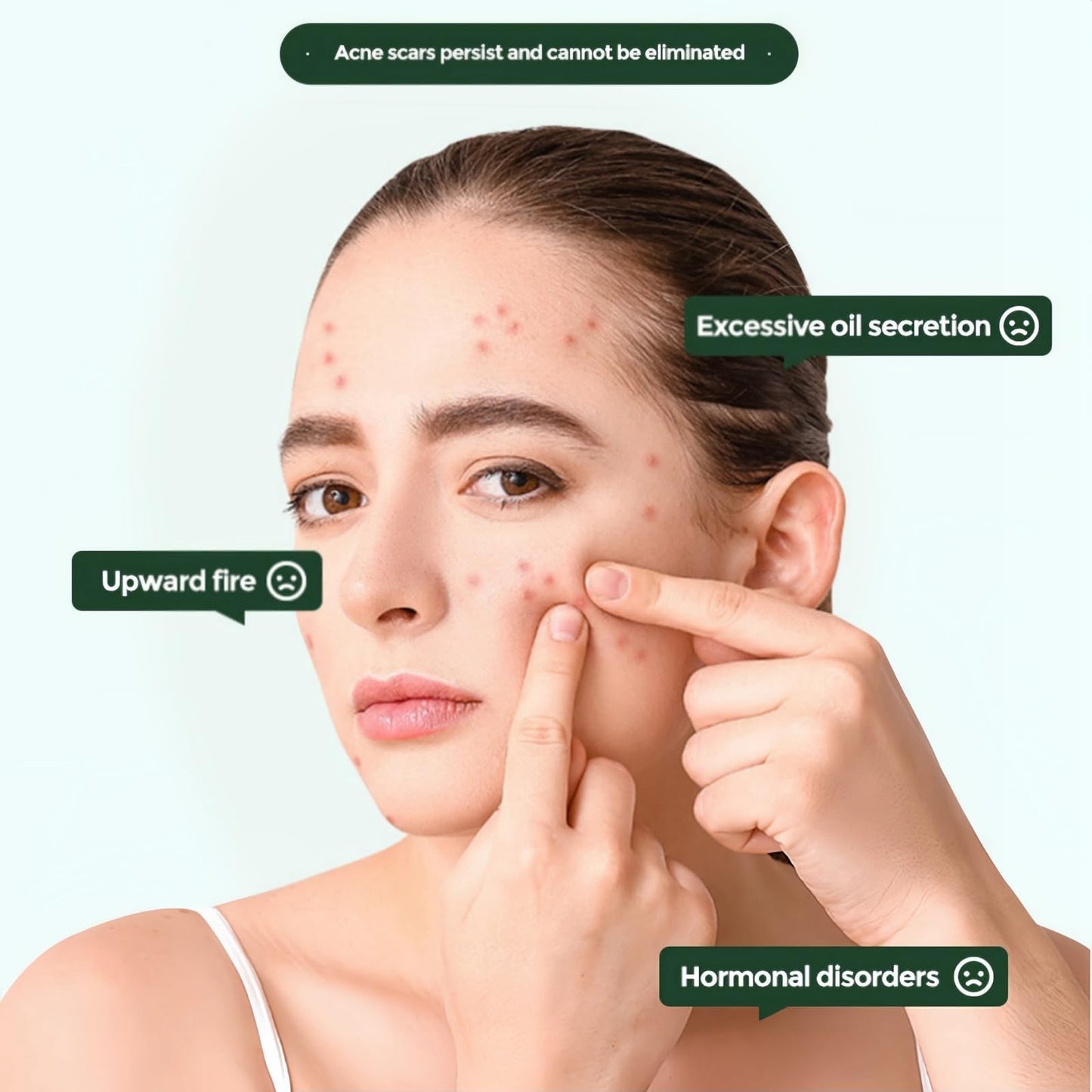 LaluluTek Face Pads - Exfoliator for Acne Prone Skin - Toner & Korean Skincare - Reduces The Growth Of Blackheads(55 pads)