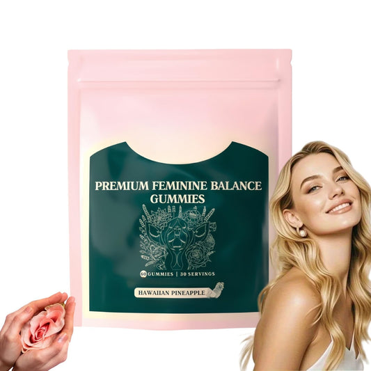 Oumun Feminine Balance Gummies,Premium Feminine Balance Gummies,Hawaiian Pineapple,Collagen Gummies for Women of All Ages,Gummies for Womens in-ti-Mate