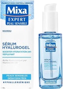 Mixa Expert Sensitive Skin - Hyalurogel Serum - 24H Hydration Booster - Pure Hyaluronic Acid, Vitamin B3 + B5