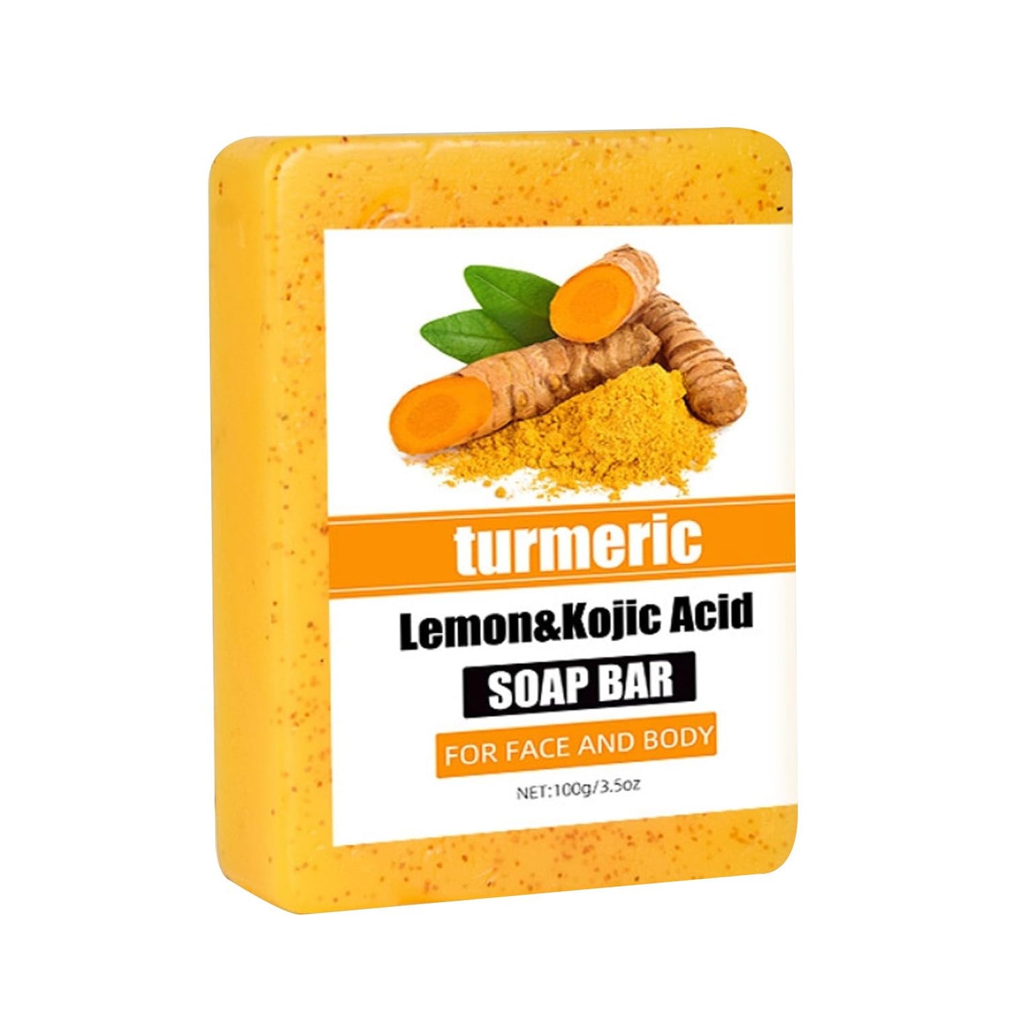 Turmeric Soap Bar, Hyaluronic Acid for Deep Cleansing, Gentle Soap for Face and Body Moisturizing, Deep Cleaning Moisturizing Erase Fine Lines, Firming