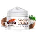 GNAUMORE Coconut Hydrate Facial Moisturiser,Coconut Oil Facial Moisturizer,Coconut Hydration Facial Lotion,Coconut Oil Body Lotion,Coconut Water Facial Moisturizer,Coconut Oil Formula Body Lotion