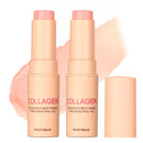 TBeautfave 2PCS Collagen Stick for Face, Wrinkle Bounce Multi Balm Sticks, Collagen Face Cream for Anti Wrinkles, Collagen Wand Stick for Face Eye Lip Neck, Fine Lines Fading in Dry & Sensitive Skin