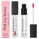 Siyinzu 2PCS Pink Lip Serum Plumper,Pink Tinted Lip Balm,Pin-k Lip Serum,Instant Lip Plumping Gloss,Pin-k Lip Plumper to Reduce Fine Lines,Clear Lip Gloss,Color Changing L-ip Gl-oss,Nourishing Repair Li-p Oil