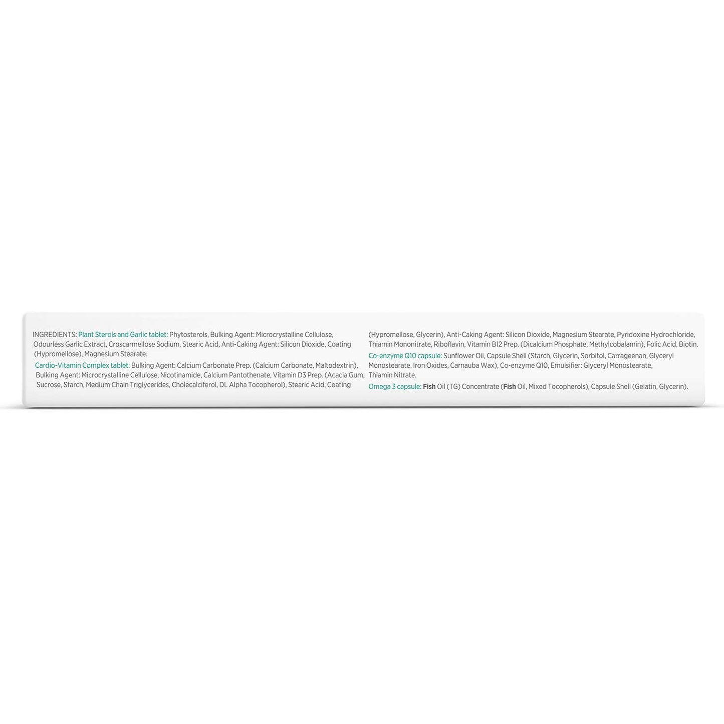 healthspan Healthspan Heart Synergex | 28 Day Supply | With Vitamin D3 | Plant Sterols | Garlic | Cardio-Vitamin Complex | Omega 3 | Co-enzyme Q10 | Friend Of The Sea