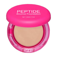 Peptide Bounce Balm Foundation, Age-Defying Makeup Balm, Medium Buildable Coverage Powder Make Up for All Skin Types