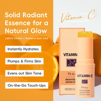 Cureluxe Vitamin C Eye Cream Stick - Vitamin V Serum Stick - Vitamin C Serum for Face Korean - Dark Spot Remover - Brightening Serums for Women - Reduce Fine Lines & Wrinkles