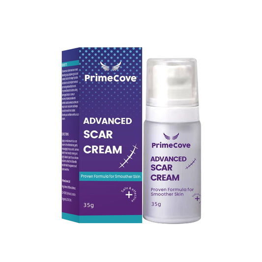 PrimeCove - Advanced Scar Cream (35g) | Remove Surgery, Injury and Acne Scars