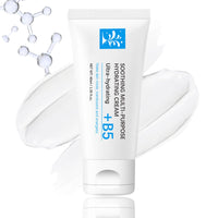 IZBEAUVO Soothing Multi-Purpose Hydrating Cream for Dry & Oil Skin - Lightweight Face & Body Moisturizer - B5 Panthenol & Centella Moisturizer - Travel Size 40ml for Redness Relief and Deep Moisturizing
